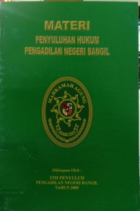 Materi Penyuluhan Hukum Pengadilan Negeri Bangil