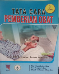 Image of Tata Cara Pemberian Obat